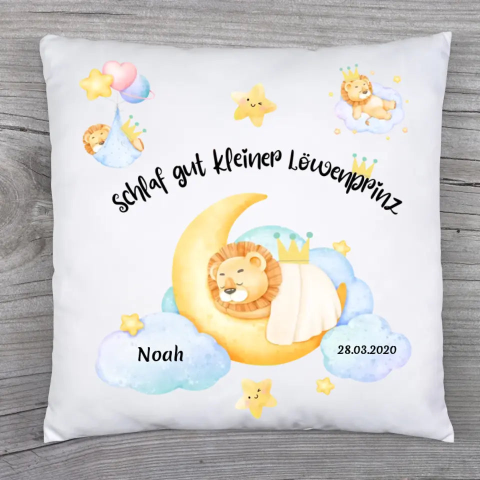 Personalisiertes Kissen -Kleiner Löwenprinz