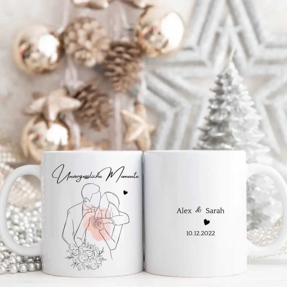 Personalisierbare Tasse - Unvergessliche Momente