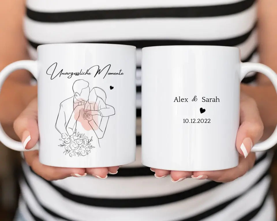 Personalisierbare Tasse - Unvergessliche Momente