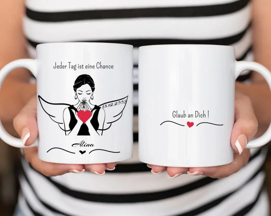 Personalisierte Tasse - Glaub an Dich!