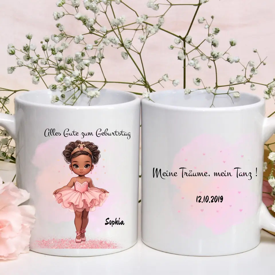 Personalisierte Tasse - Ballettzauber