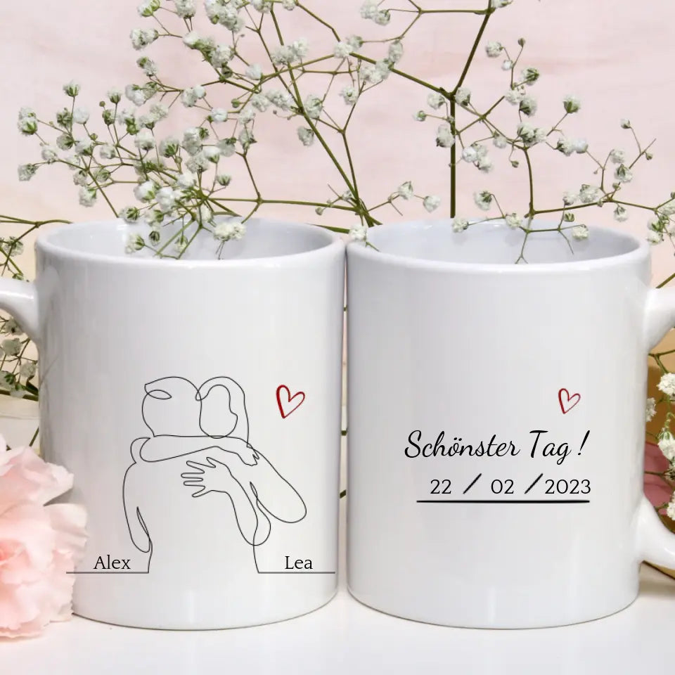 Personalisierte Tasse - Schönster Tag