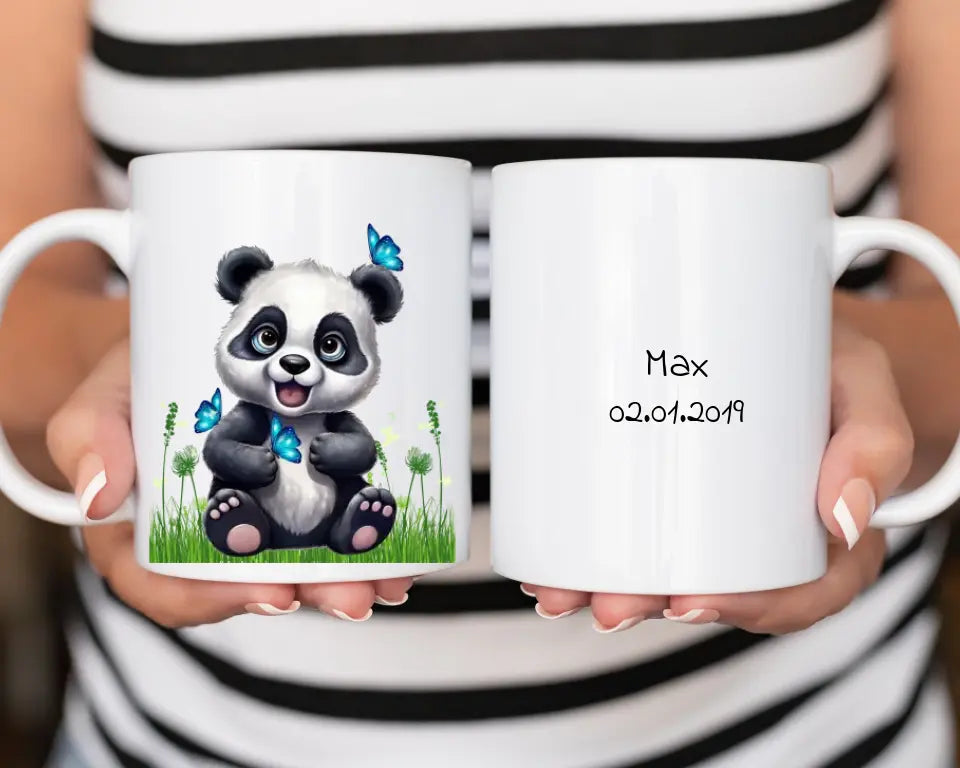 Personalisierte Tasse - Kleiner Panda