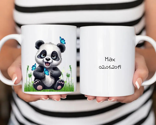 Personalisierte Tasse - Kleiner Panda