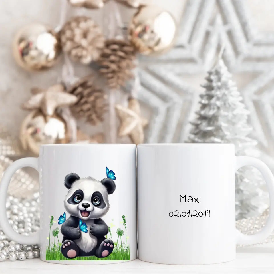 Personalisierte Tasse - Kleiner Panda