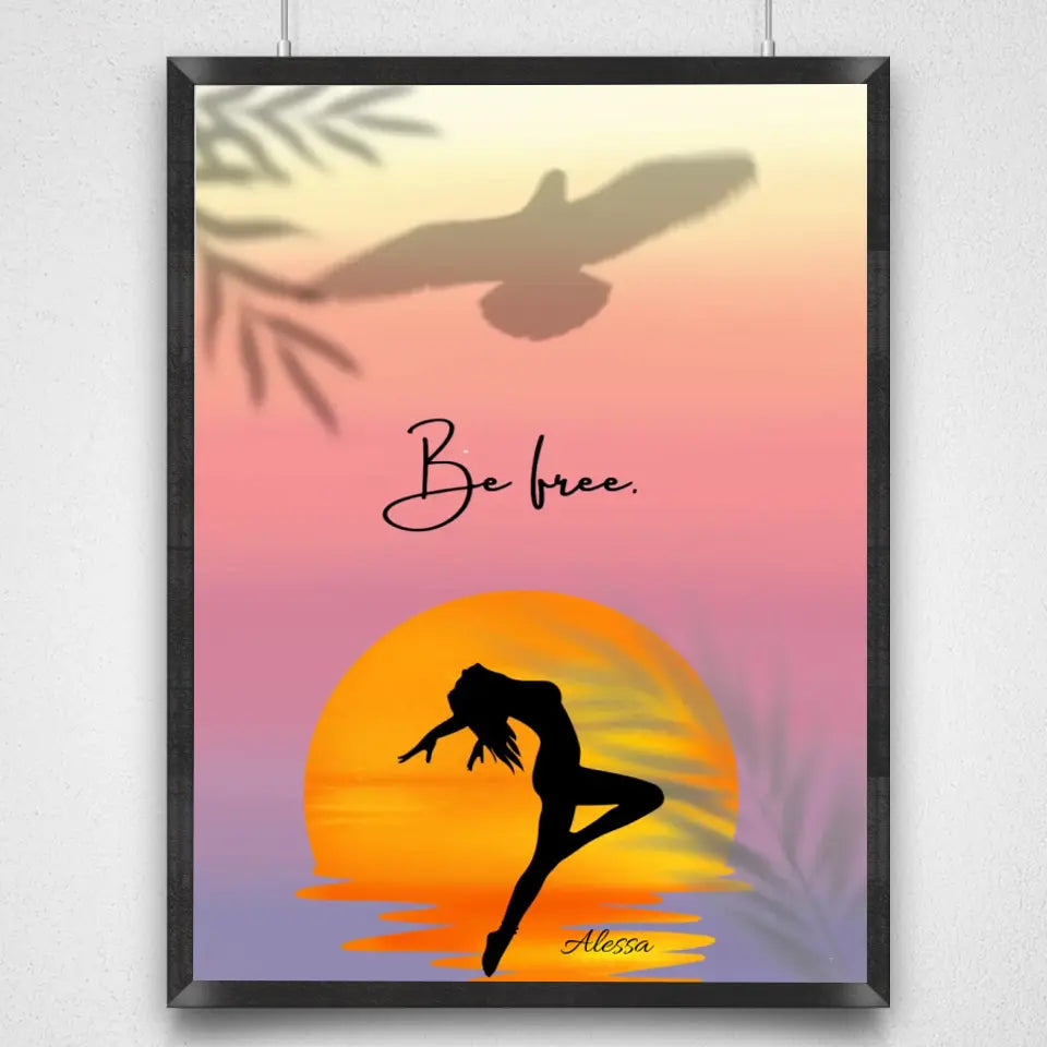 Personalisiertes  Poster - Be free