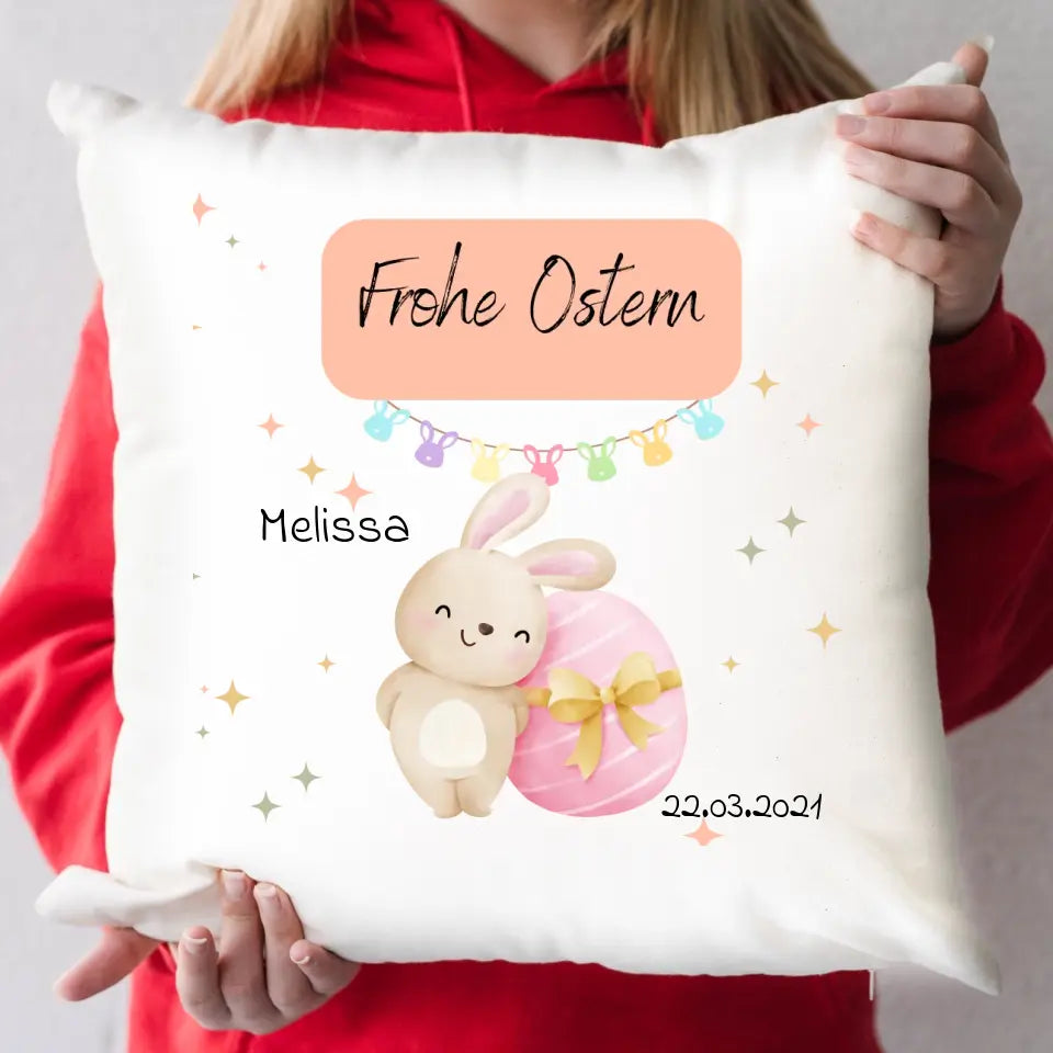 Personalisiertes Osterkissen - Frohe Ostern Mia