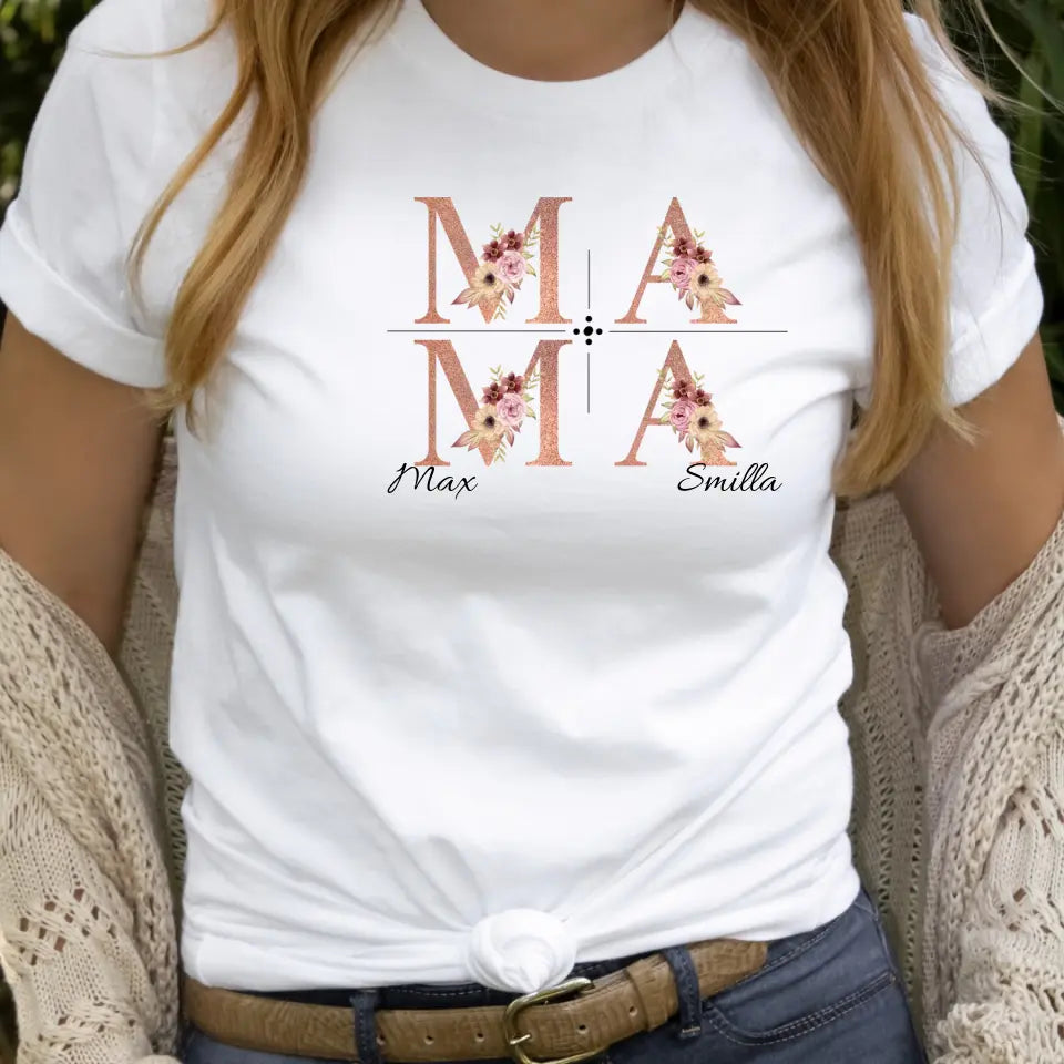 Personalisiertes Mama T- Shirt - MAMA