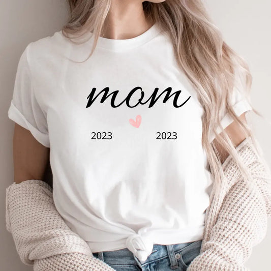 Personalisiertes Mama T Shirt - Mom