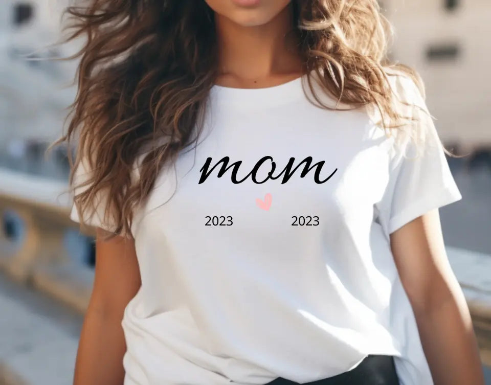 Personalisiertes Mama T Shirt - Mom