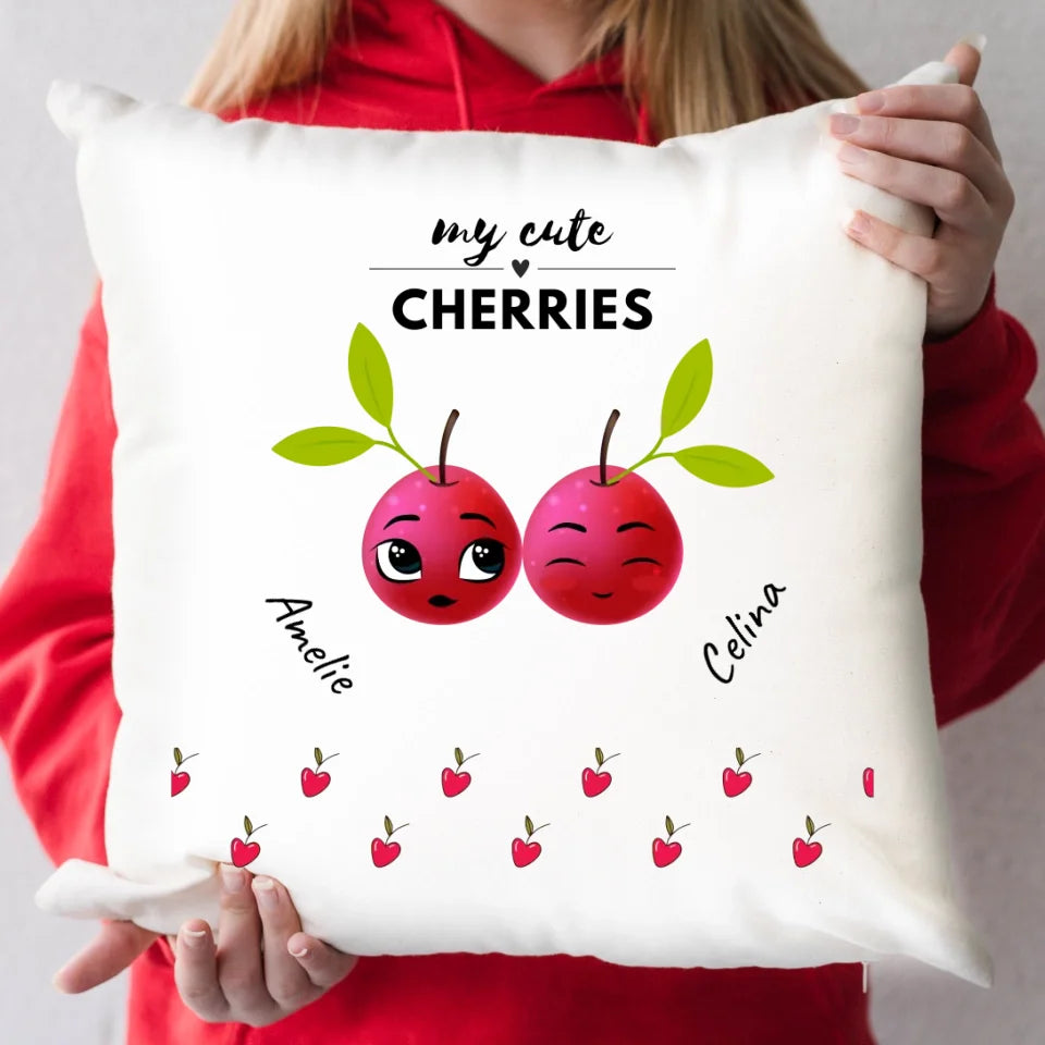 Personalisiertes Kissen - My Cute Cherries